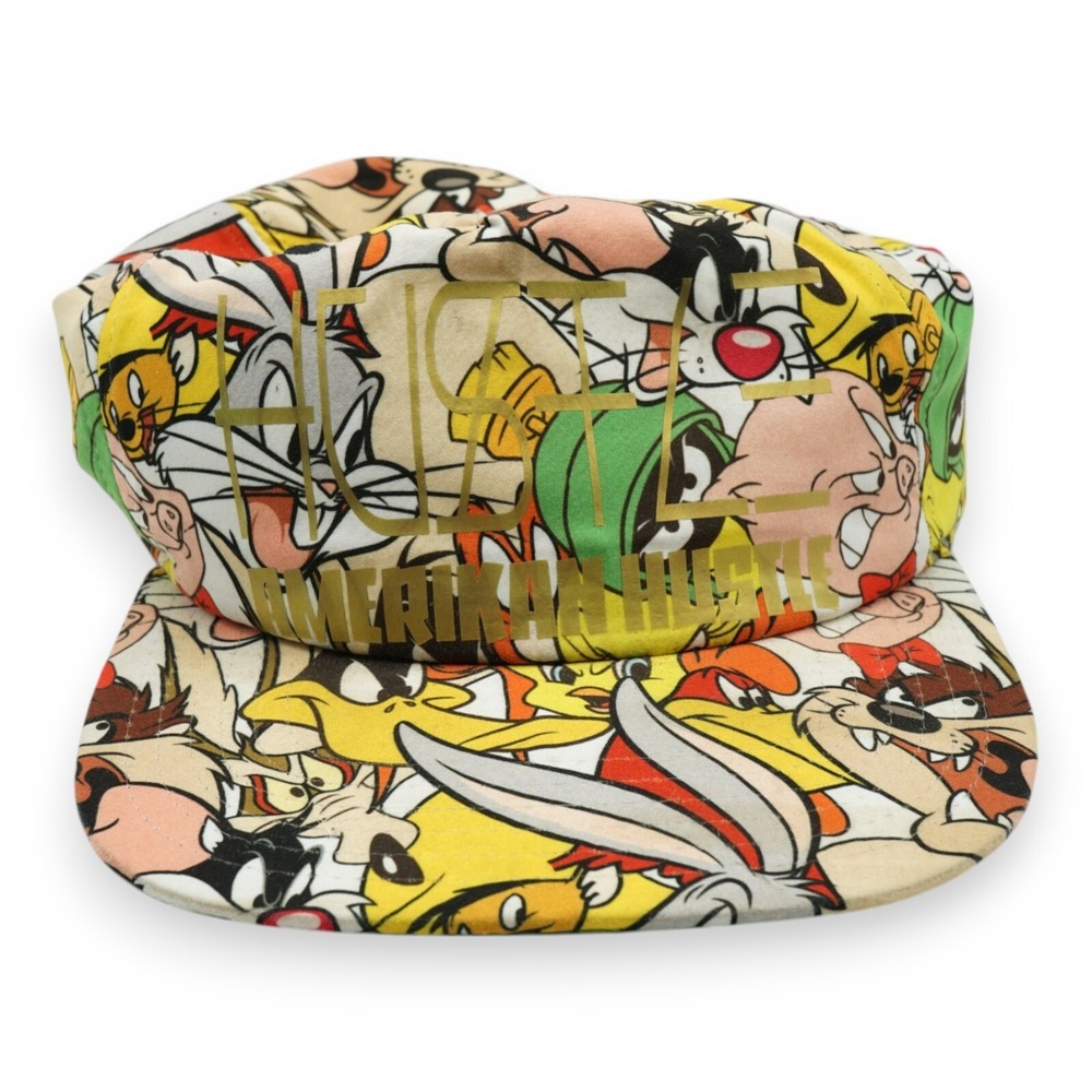 Looney Tunes Bugs Bunny Cap Hat Porky Pig Marvin Donald Duck Snapback One Size